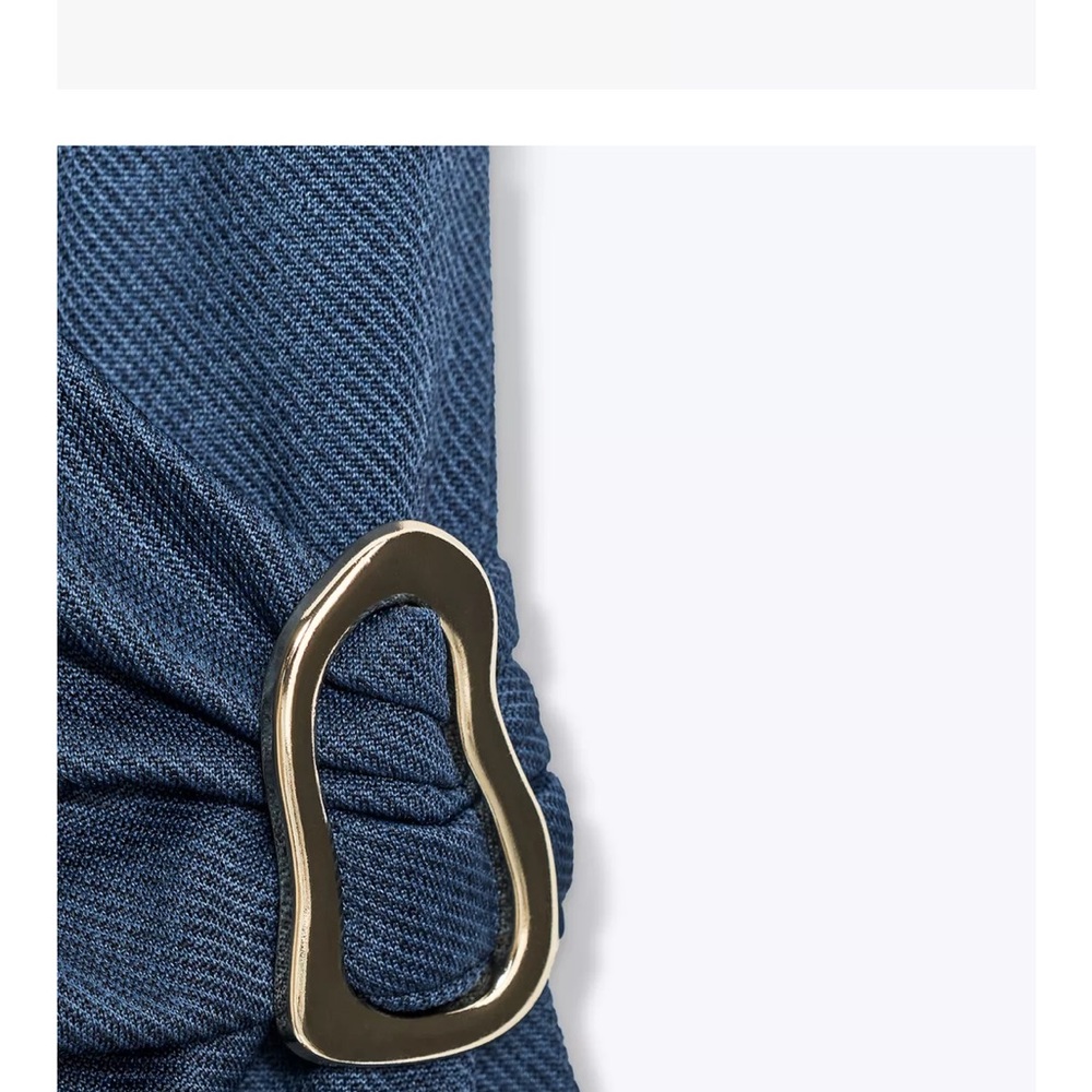 Zara Twill Wrap Dress - Picture 9 of 10